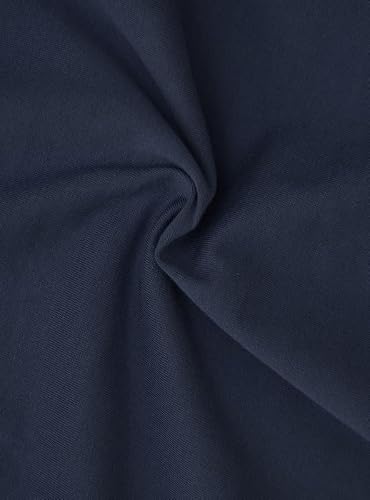 Andamen Men Compact Cotton Crew Neck T-Shirt Blue