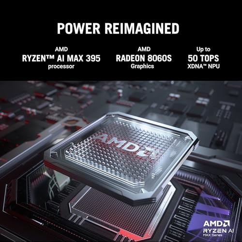 ASUS ROG Flow Z13 (2025), AMD Ryzen AI MAX+ 395,AMD Radeon iGPU, 64GB/1TB, 2.5K QHD,Touchscreen, 13.4", 34 cm,Windows 11, M365 Basic(1yr)* Office24, Off Black, 1.59 Kg, GZ302EA-RU193WS, Gaming Laptop