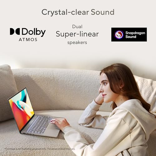 ASUS Zenbook A14, Snapdragon X Processor,(Qualcomm Adreno iGPU/16GB RAM/512GB SSD/Windows 11 Home/MS Office 365 Basic (1Year)*/14" FHD+ OLED/AI PC/Zabriskie Beige/0.98 kg),UX3407QA-QD258WS