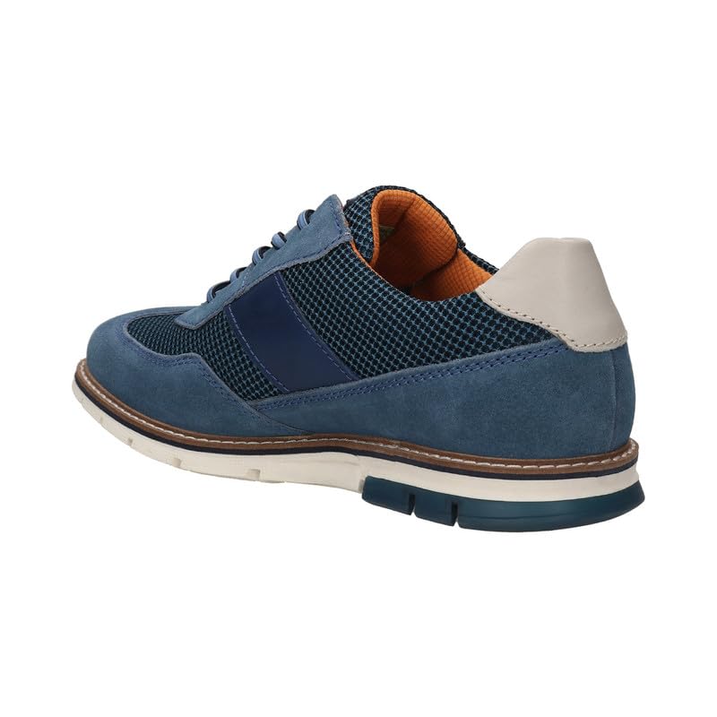 Bugatti Simone Comfort Blue Men's Wide Sneakers - UK 8