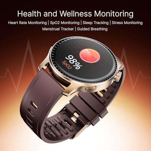 boAt Ultima Prime smartwatch with 1.43” AMOLED Display, AOD, Personalized Fitness Nudges, Functional Crown,100+ Sports Modes, Create Your Own Watchface, smartwatch for man and Woman (Royal Berry)