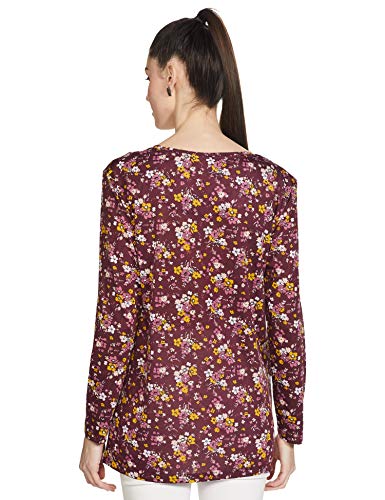 Marks & Spencer Womens Floral Print Relaxed Fit Top (S)