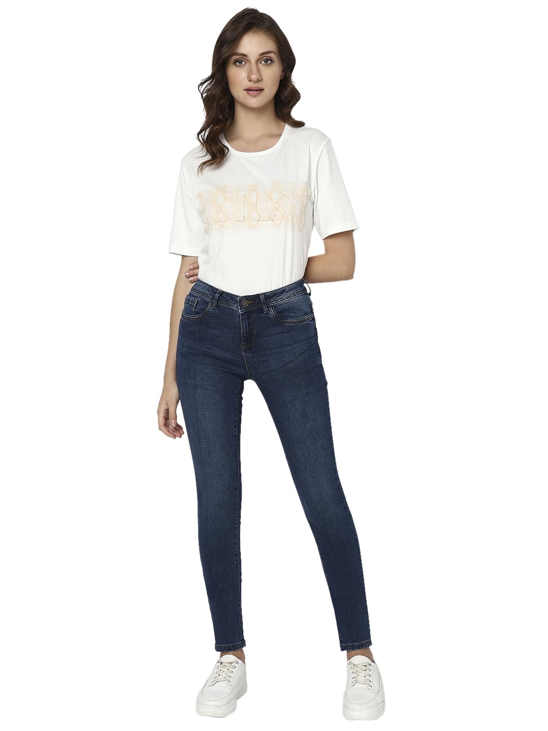 VERO MODA-Skinny fit Jeans (10284937_Dark Blue_29)