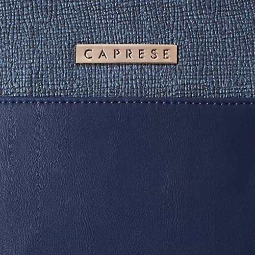 Caprese Womens Milan T Medium Dull Navy Classic Tote Bag