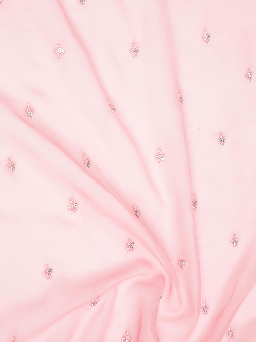 Kalyan Silks Pink Georgette Fancy Saree