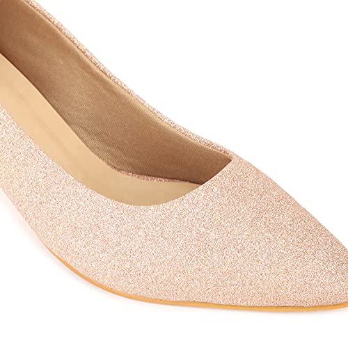 Marc Loire Women's Rose Gold Pumps - 3 UK