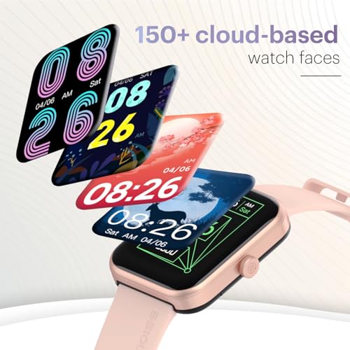 Noise Pulse 2 Max 1.85" Display, Bluetooth Calling Smart Watch, 10 Days Battery, 550 NITS Brightness, Smart DND, 100 Sports Modes, Smartwatch for Men and Women (Blush Beige)