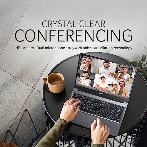 Acer Aspire Lite, AMD Ryzen 3 5300U Processor, 16 GB RAM, 512GB SSD, Full HD, 15.6"/39.62cm, Windows 11 Home, Steel Gray, 1.59KG, AL15-41, Metal Body, Premium Thin and Light Laptop