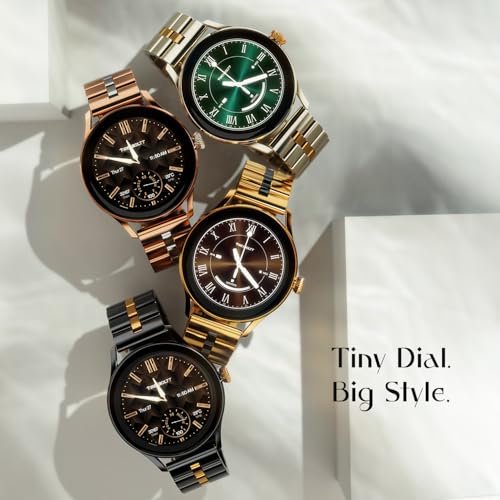 Fire-Boltt Glitz Women Smart Watch with 1.19” AMOLED Display, Bluetooth Calling, Rotating Crown, Always On Display, 1000 Nits Brightness, IP68 Waterproof Midnight Onyx