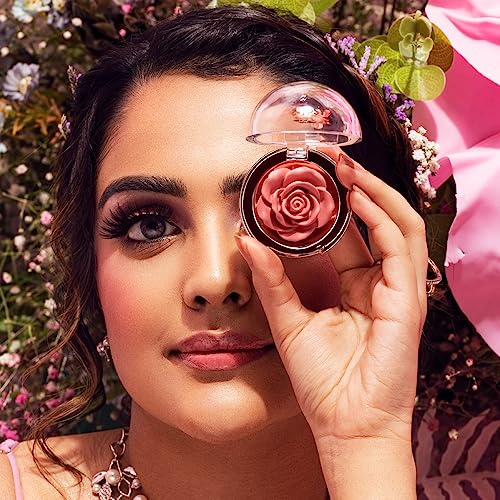 Typsy Beauty Enchanted Garden Rose Blush I 3D Cream Blush I Poison Apple | Infused with Vitamin E & Carnauba Wax | Cream to Matte Finish on Application I Cool Toned Fusia Red I Korea Formulated | 4.8g