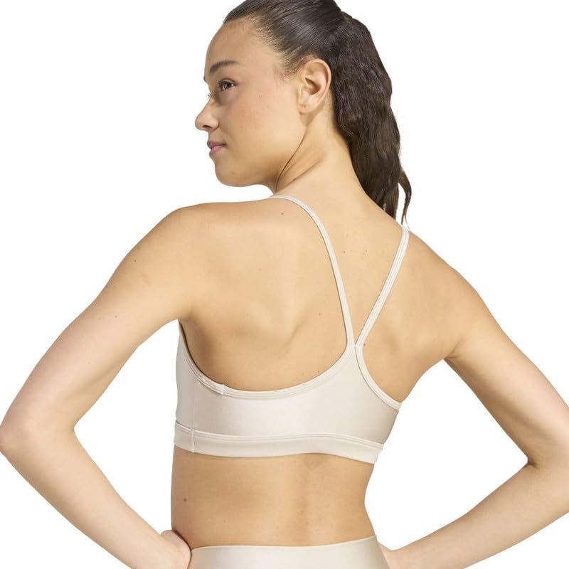 adidas Womens Bra | AERO LS Bra | Beige | Size-XS |
