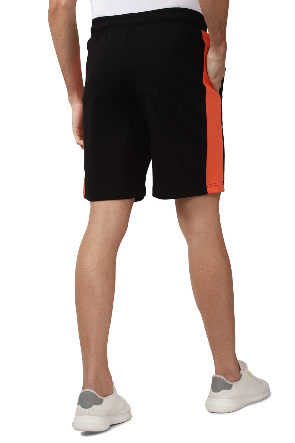 Van Heusen Men's Bermuda Shorts (VFLOAATFD79450_Black