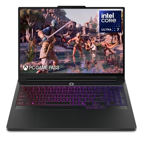 Lenovo Legion Pro 7i – AI-Powered Gaming Laptop – Intel® Core Ultra 7 255HX – 16" WQXGA PureSight OLED Display – 240Hz – NVIDIA® GeForce RTX™ 5070 Ti – 32GB Memory – 1TB Storage – PC GamePass