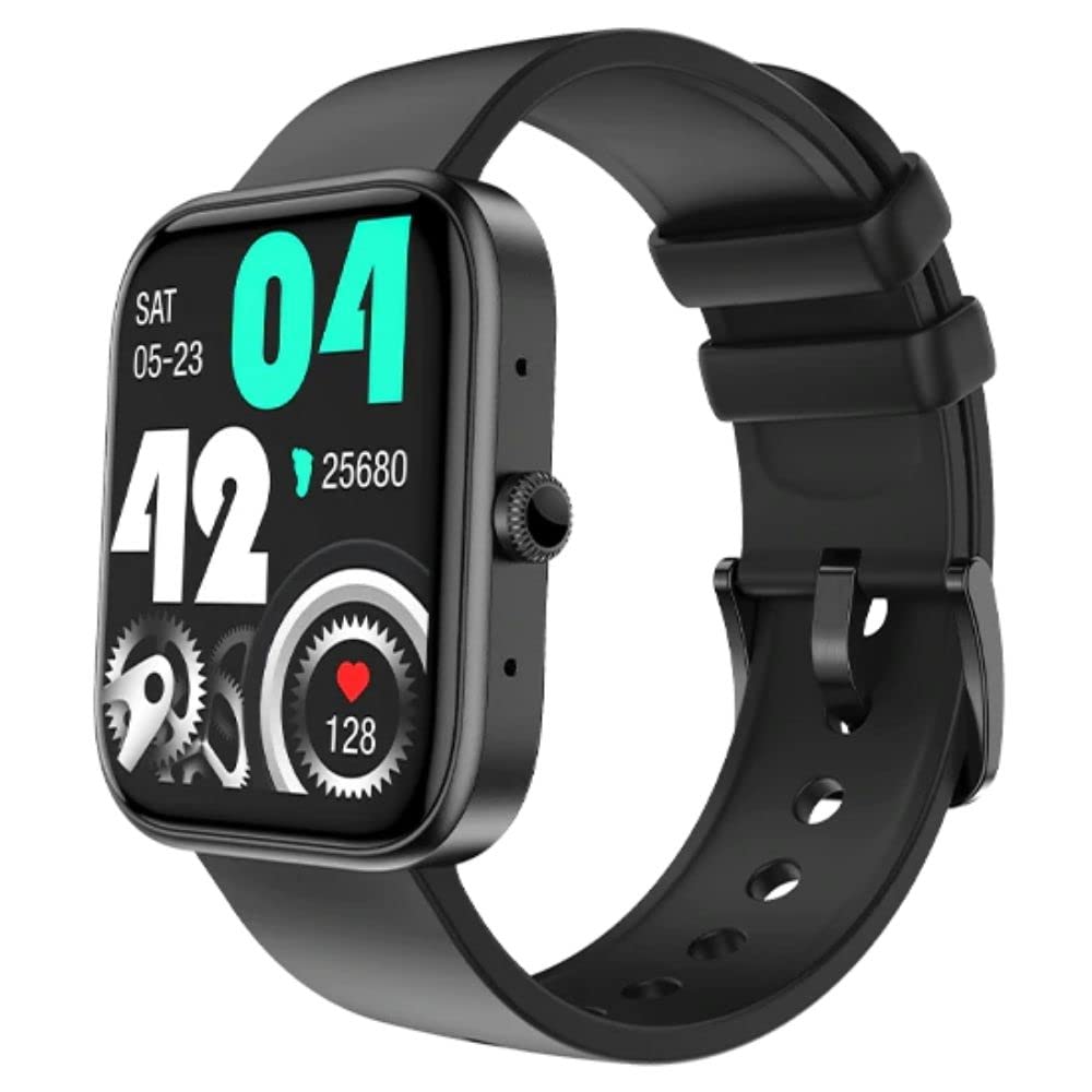 Fire-Boltt Ninja Call 2 Bluetooth Calling Smartwatch with 27 Sports Mode (Black) Free Size