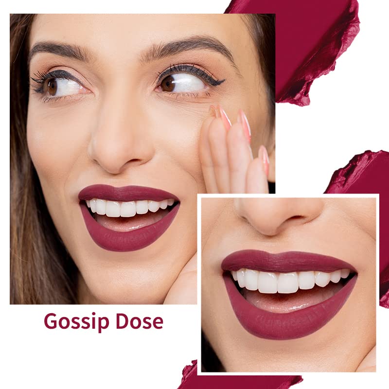 Nykaa So Creme! Creamy Matte Lipstick - Gossip Dose