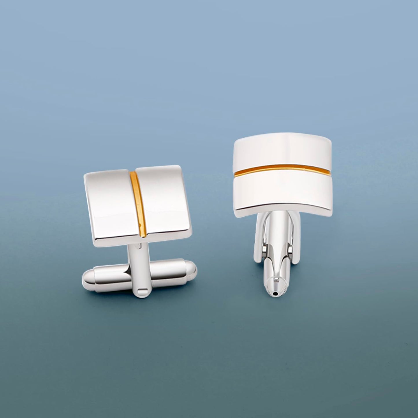 Peora Office Formal Square Shirt Blazer Cufflink Pair for Men Boys Wedding Business Corporate Gift