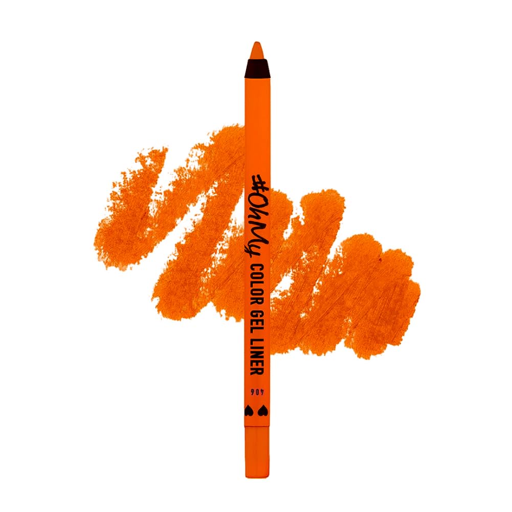 Lamel- 404 Oh My Color Gel Eyeliner - Yellow, Creamy Texture, Hypoallergenic & Super Long Lasting, Glides Effortlessly, Vibrant Shades, Cruelty-Free Eyeliner Waterproof Pencil - 1.4gm