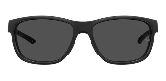 Under Armour Non-Polarized Round Unisex's Sunglasses-(UA UNDENIABLE 807 61KA| Black color