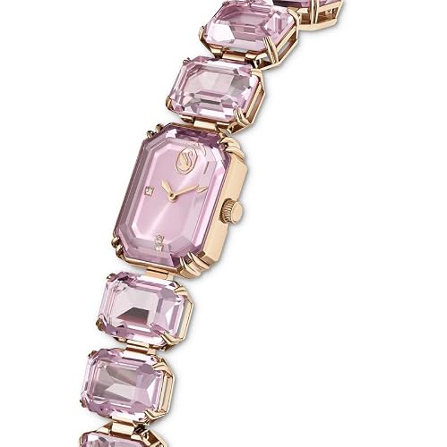 Swarovski Watch, Octagon Cut Bracelet, Pink, Rose Gold-Tone Finish