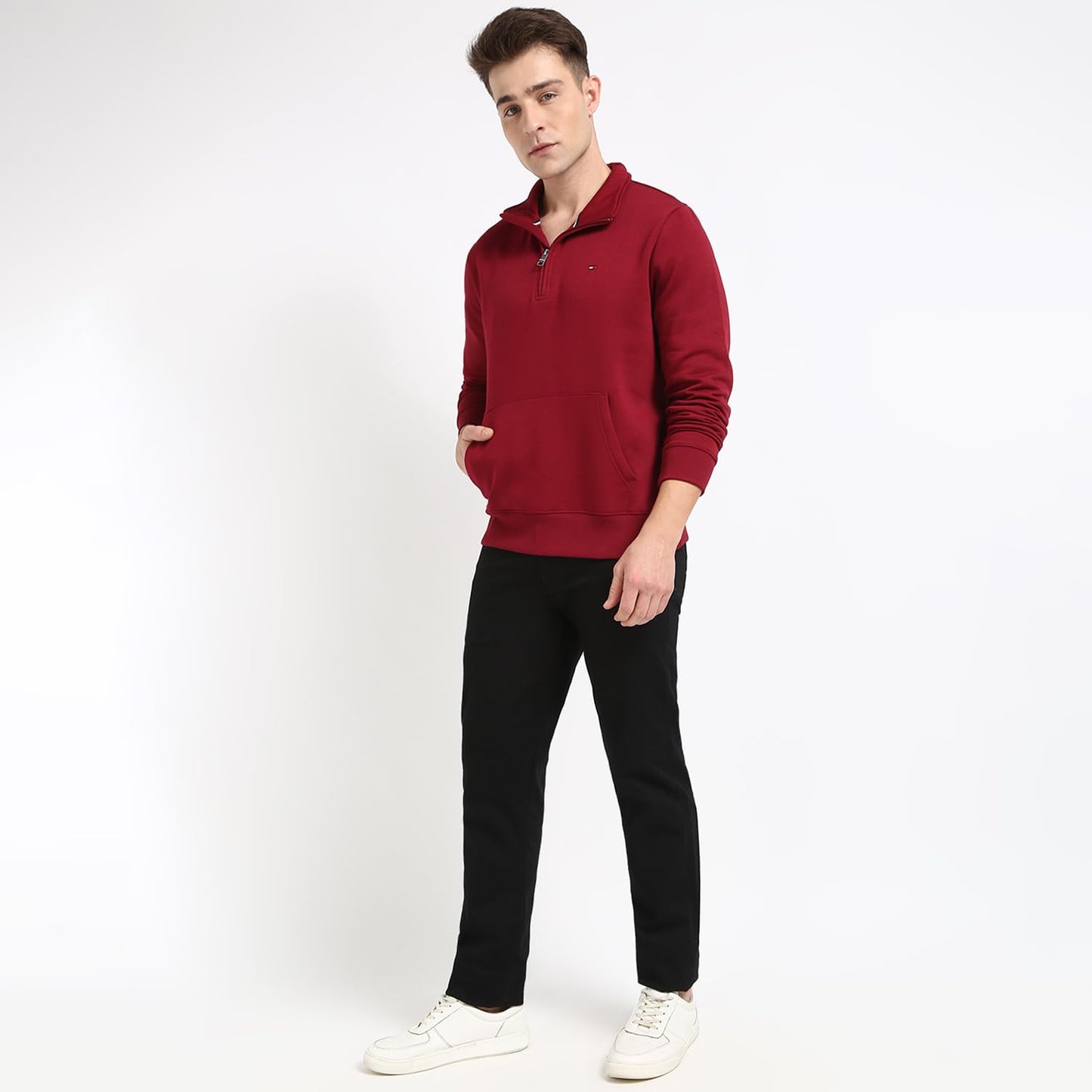 Tommy Hilfiger Mens Red Color Jacket (S)