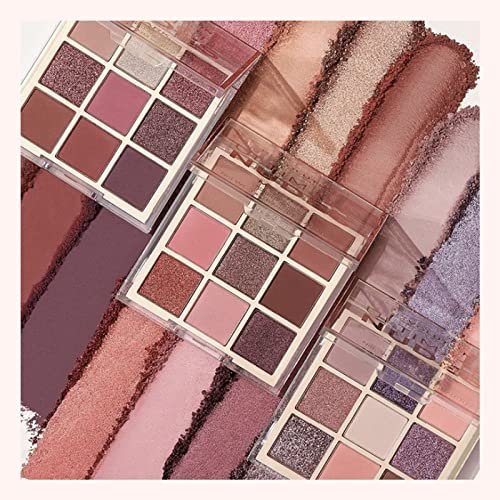 Makeup Revolution Ultimate Nudes Shadow Palette Dark Eyeshadow Palette 9 Pigmented Color for Eye Make Up_ High Professional Mattes and Shimmers Shades-8g