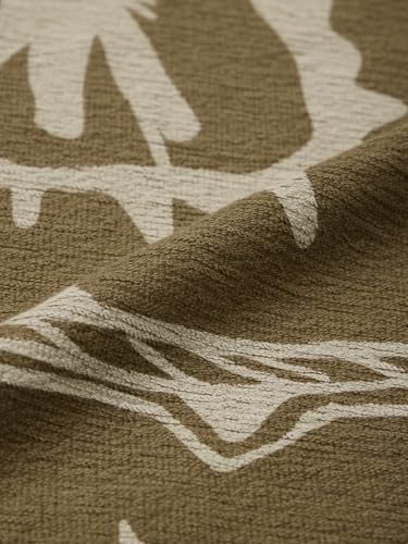 The Souled Store Nomad: Stone Carvings Men and Boys Long Sleeves Round Neck Green Printed Tribal Drop Shoulder Casual Streetwear Oversized Full Sleeve T-Shirt