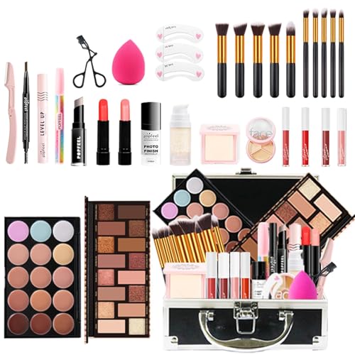 CALANDIS™ All Makeup Set Lipgloss for Women Multipurpose for Holiday Travel Beginners Style A | Makeup Sets & Kits | Makeup