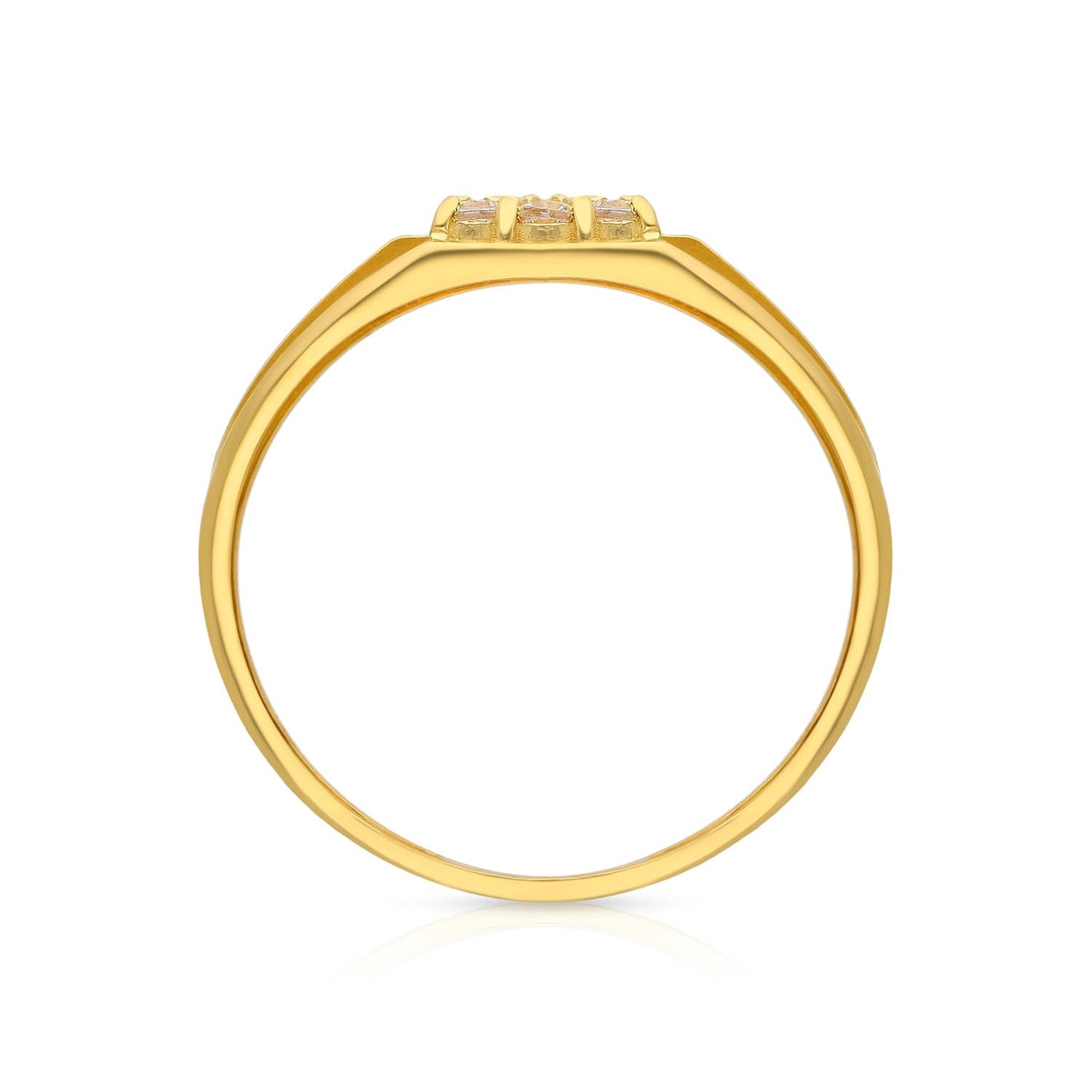 Malabar Gold and Diamonds Gold Ring for Men|Ring for Birthday, Wedding, Anniversary & Valentine's Day Gift