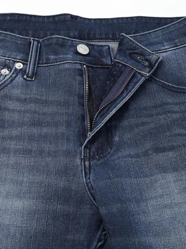 Polyester Slim Fit Mid Rise Jeans