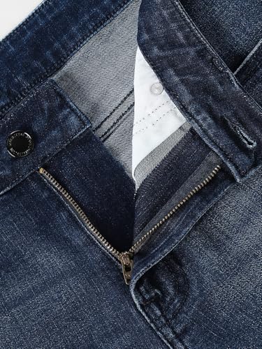 Jack & Jones Dark Blue Washed Glenn Slim Fit Jeans