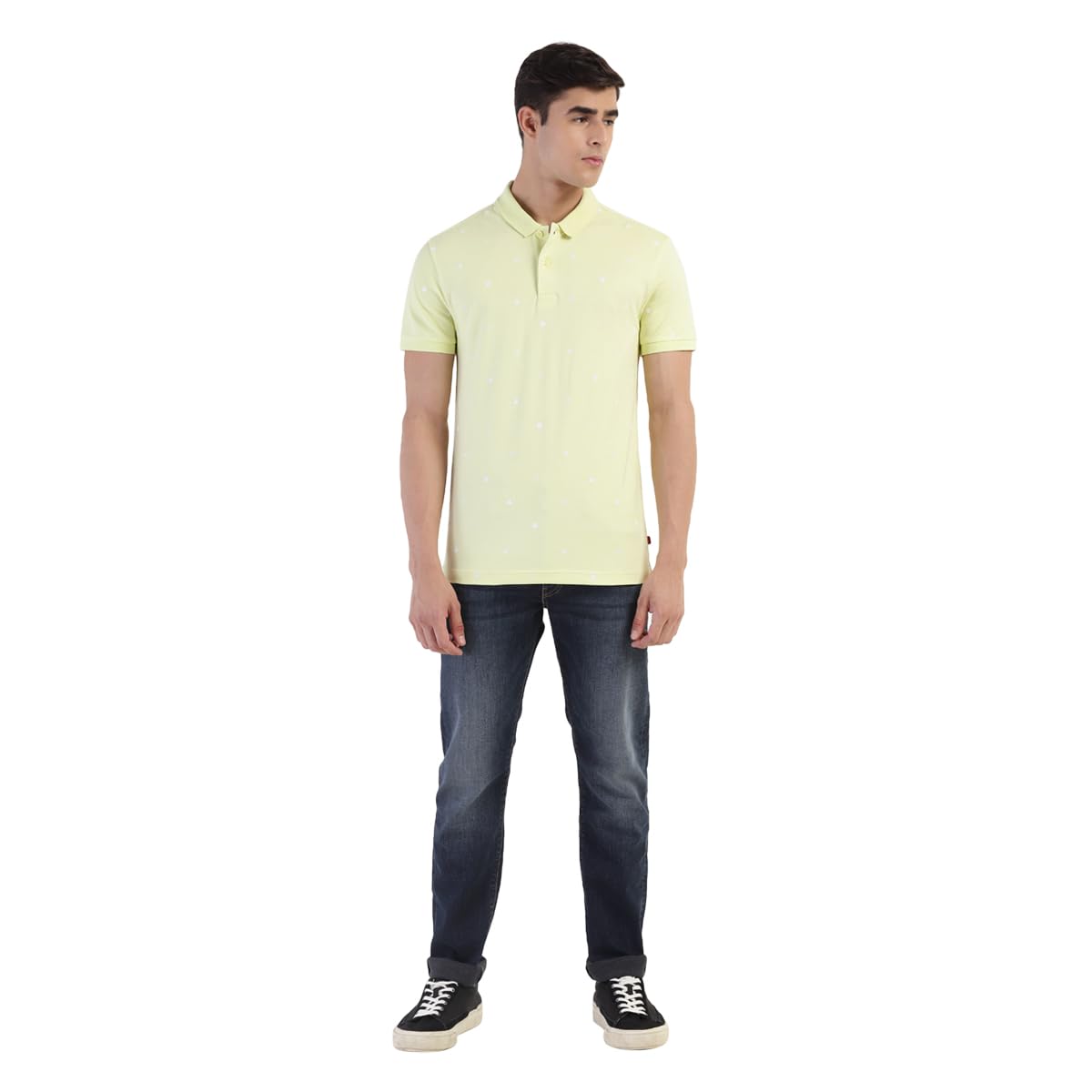 Levi's Men's Slim Fit T-Shirt (17474-0326_Yellow M)