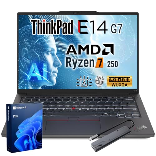Lenovo ThinkPad E14 14" FHD+ AMD Ryzen 7 250 AI Business Laptop