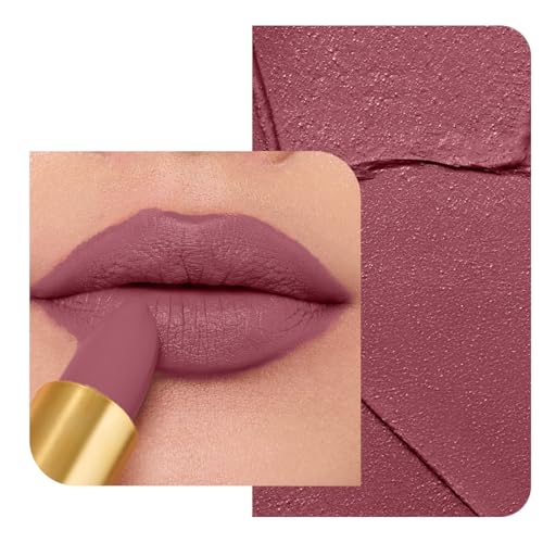 LoveChild Masaba 90s Drip Meetha (Mauve) Luxe-Matte Lipstick with Intense One-Swipe Color Payoff in High-Pigment HD Crème Matte Formula, 4gm