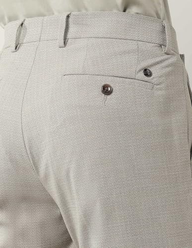 Arrow Newyork Men's Textured Dobby Autoflex Trousers Light Brown