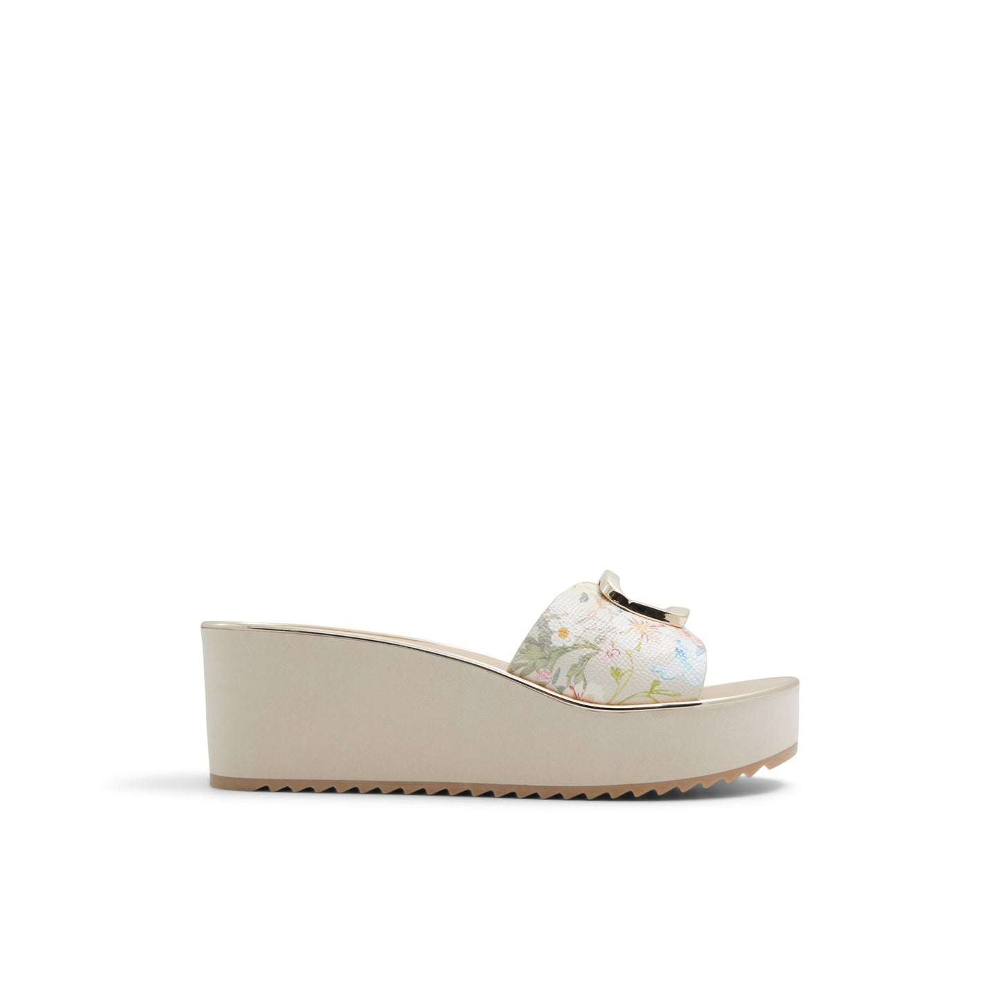 Aldo MENHADEN-IN920 Ladies BEIGE OVERFLOW Wedge Sandals