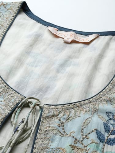 Off White Tisya Kurta with Pant and Dupatta