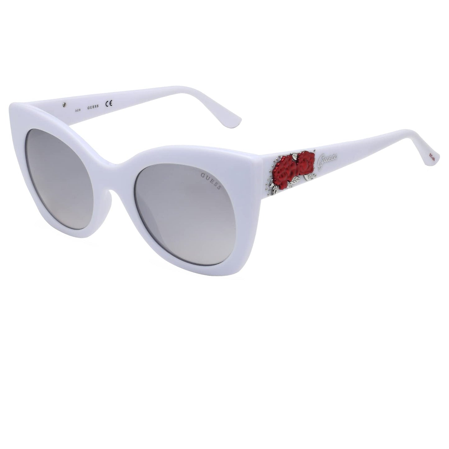 Guess Mirrored Butterfly Women Sunglasses - (GU7610 21C 51 S |51| Grey Color Lens)