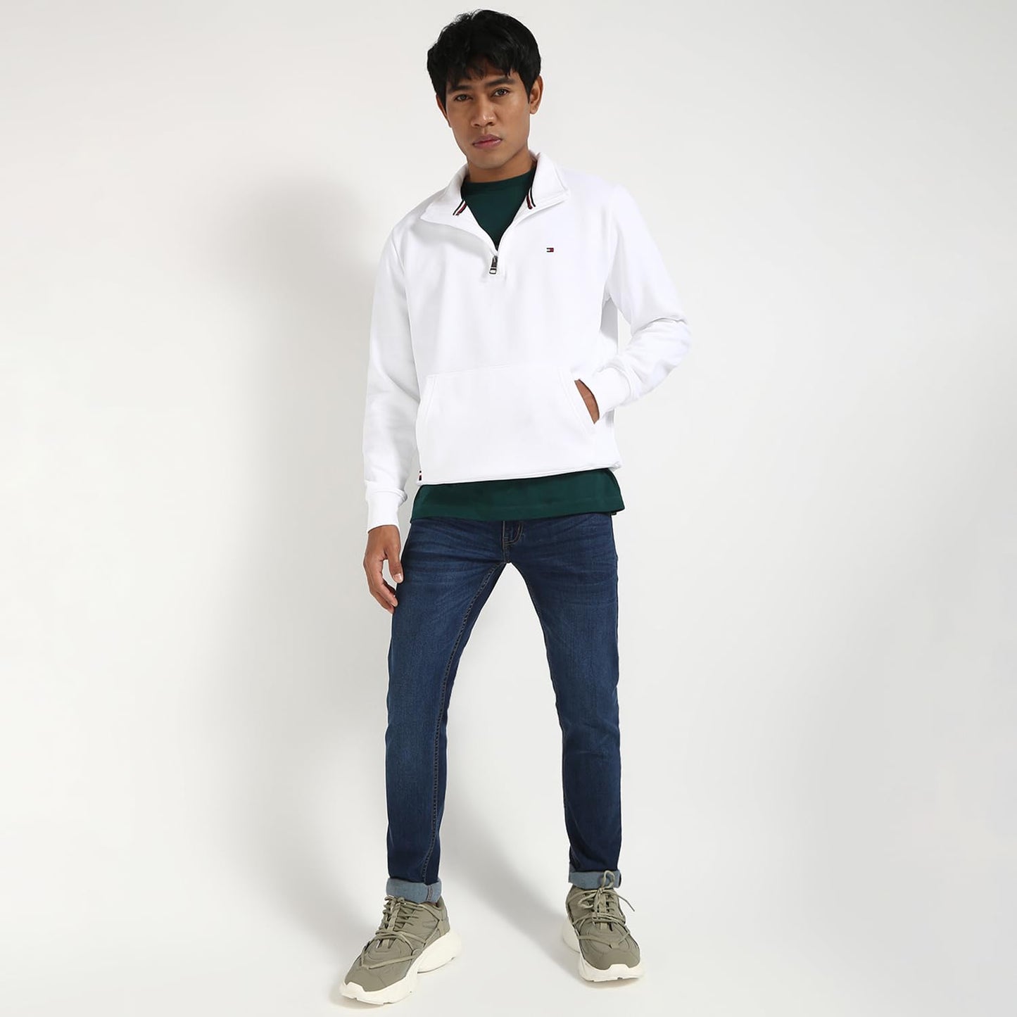 Tommy Hilfiger Mens White Color Jacket (XS)