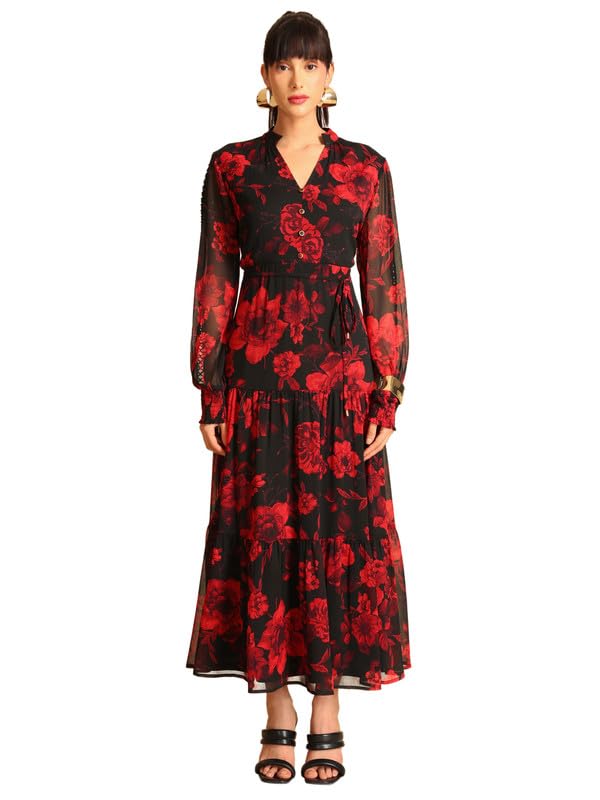 Kazo Melissa Maxi Dress Red