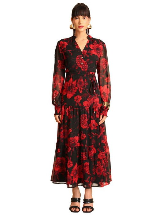 Kazo Melissa Maxi Dress Red