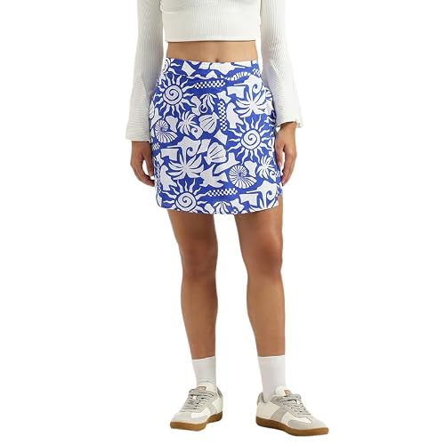 United Colors of Benetton Regular Fit Tropical Print Shorts