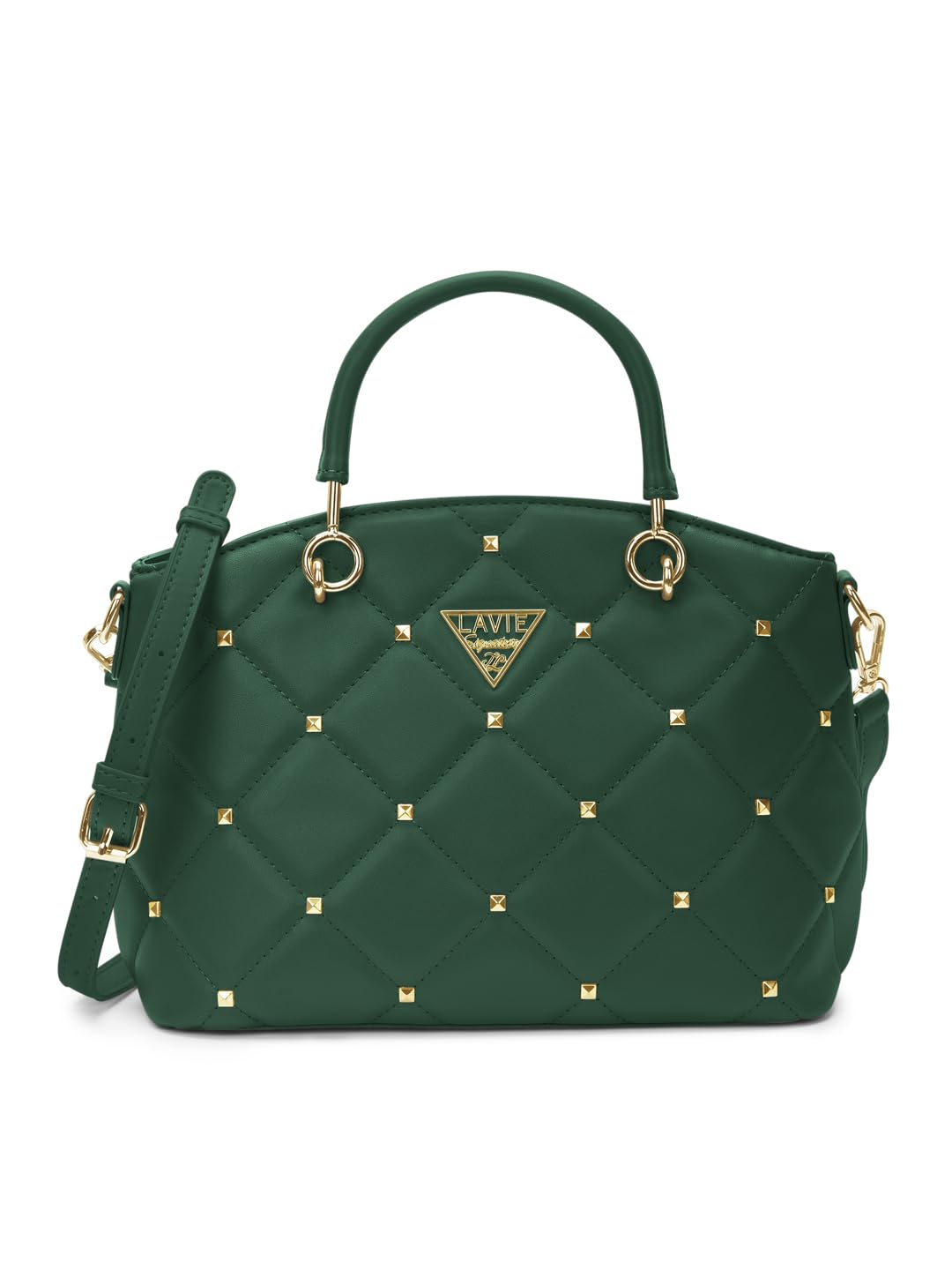 Lavie Signature Women's Stud Lima Satchel Handbag | Satchel Bag for Work | Ladies purse | Stylish Shoulder Bag | Gift For Women