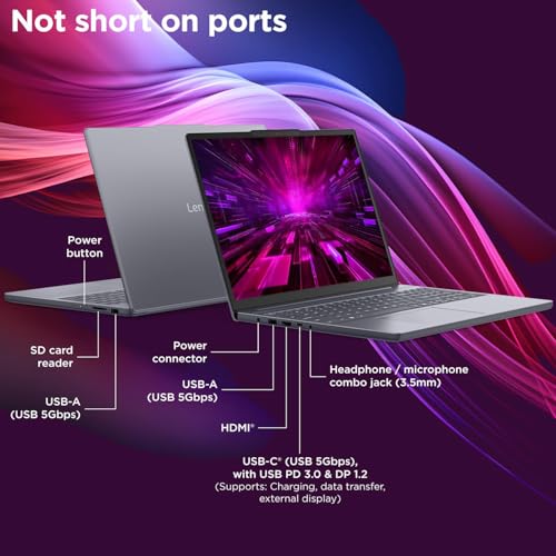 Lenovo V15 Laptop Computer for Home Office & Education, Intel i7-13620H