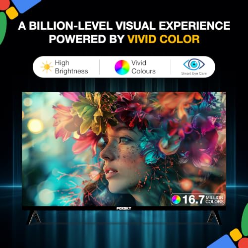 Foxsky 101.6 cm (40 inches) Full HD Smart QLED 40FS Google TV