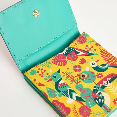 Chumbak Women’s Wallet – Everyday Compact PU Leather Wallet, Ladies Purse with Card Slots & Secure Closure – Stylish Vegan Leather Travel Wallet