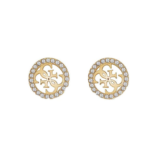 GUESS Studs Party Gold-Plated Stainless Steel Earrings For Women | Hypoallergenic | Lightweight & Durable | Perfect For Gifting