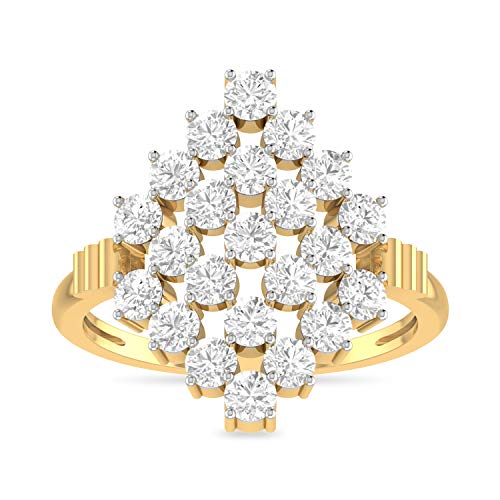 PC Jeweller 18k (750) Yellow Gold and Solitaire Ring for Women