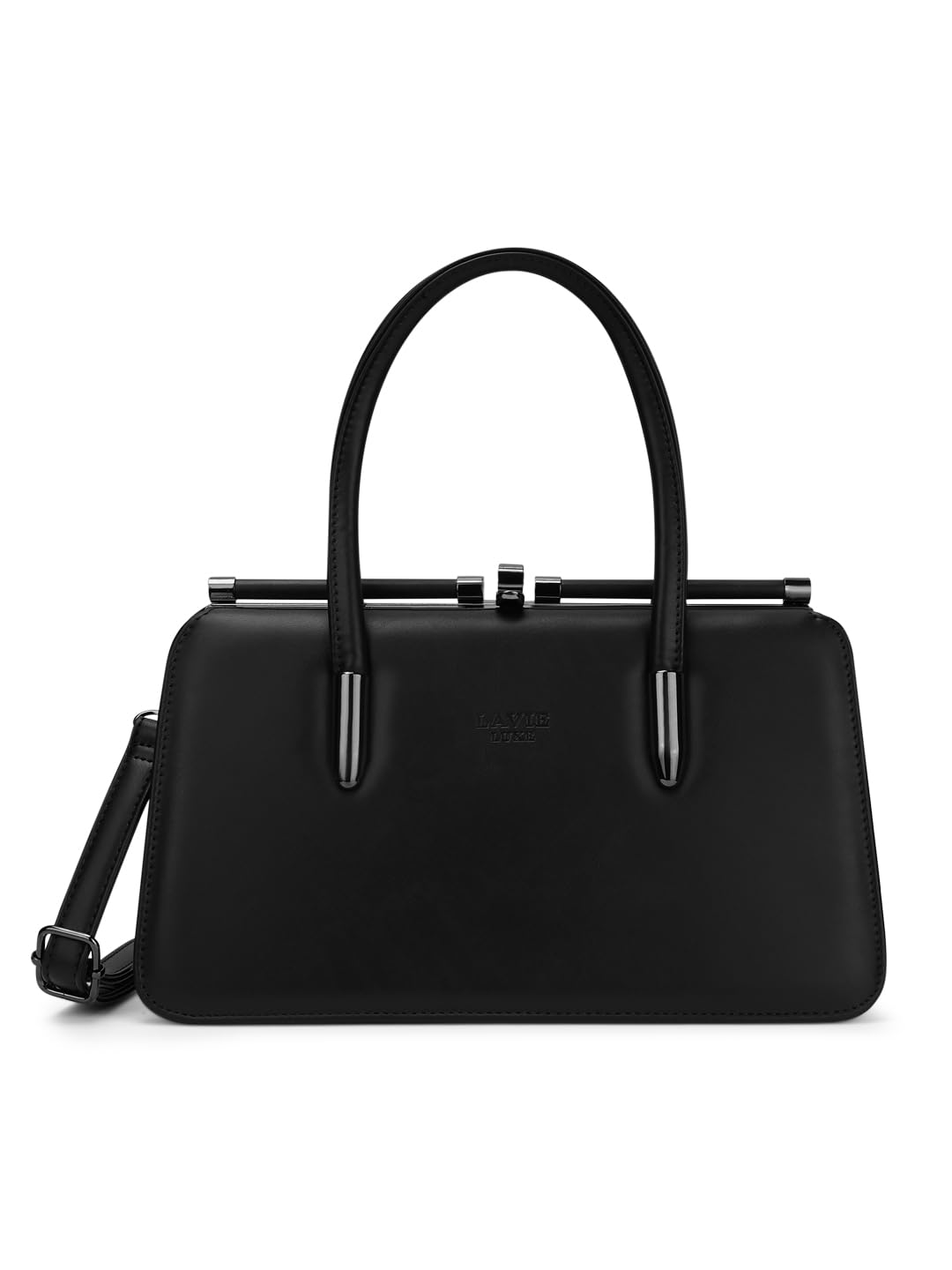 Lavie Luxe Women's Book Frame Satchel Bag | Satchel Handbag for Work | Ladies purse | Stylish Shoulder Bag | Gift for Women