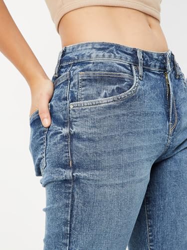 Max Women's Regular Jeans (BURTON1D_MID Blue