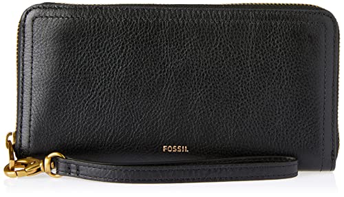 Fossil Logan Black Women's Wristlet Wallet (Sl7831001)